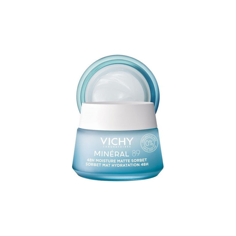 Vichy Mineral 89 48h Moisture Matte Sorbet Ενυδατική Κρέμα-Τζελ για Μικτή-Λιπαρή Επιδερμίδα 50ml Vichy Mineral 89 48h Moisture Matte Sorbet Ενυδατική Κρέμα-Τζελ για Μικτή-Λιπαρή Επιδερμίδα 50ml