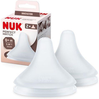 Nuk Θηλές από Σιλικόνη Μικρής Ροής για 0+ μηνών 2τμχ