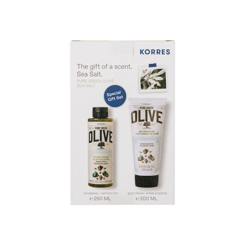 Korres Promo Aegean Escape Pure Greek Olive Sea Salt Shower Gel (250ml) & Body Cream (200ml) Korres Promo Aegean Escape Pure Greek Olive Sea Salt Shower Gel (250ml) & Body Cream (200ml)