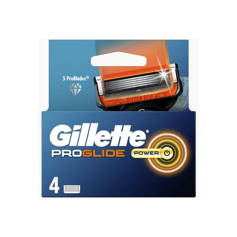 Gillette Aνταλλακτικά Proglide Power Blister 4 Tεμαχίων Gillette Aνταλλακτικά Proglide Power Blister 4 Tεμαχίων