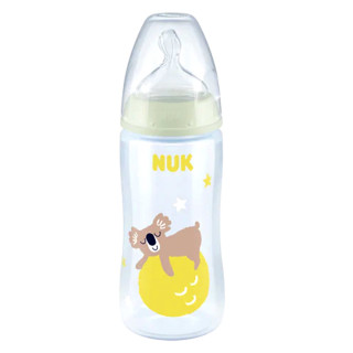 Nuk Πλαστικό Μπιμπερό First Choice Plus Night Κατά των Κολικών με Θηλή Σιλικόνης 300ml για 6-18 μηνών