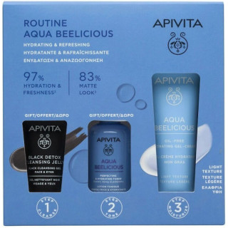 Apivita Routine Αqua Beelicious Σετ Περιποίησης για Ενυδάτωση 3τμχ