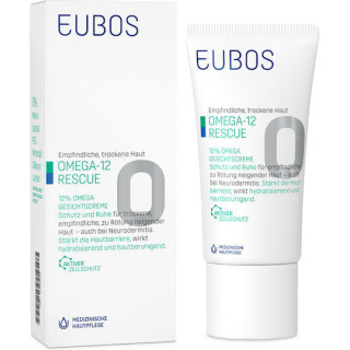 Eubos Omega-12 Rescue Ενυδατική Κρέμα Προσώπου Ημέρας για Ξηρές/Ευαίσθητες Επιδερμίδες 50ml