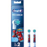 Oral-B Ανταλλακτικές Κεφαλές Ηλεκτρικής Οδοντόβουρτσας για 3+ Χρονών 2τμχ