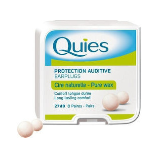 PHARMAQ Quies Earplugs Pure Wax 8 ζεύγη