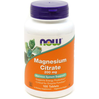 Now Foods Magnesium Citrate 100 ταμπλέτες