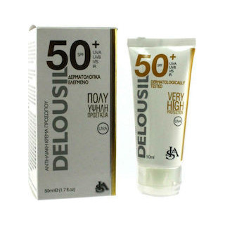 Delousil Αντηλιακή Κρέμα Προσώπου SPF50 50ml