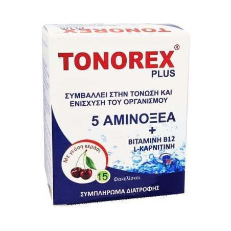 Medichrom Tonorex Plus Ειδικό Συμπλήρωμα Διατροφής 15 φακελίσκοι Κεράσι