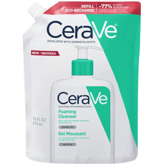 CeraVe Foaming Cleanser Refill Gel Καθαρισμού Προσώπου 473ml