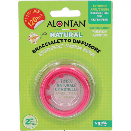 Health Plus Εντομοαπωθητικά Βραχιόλια για Παιδιά Ροζ 2τμχ