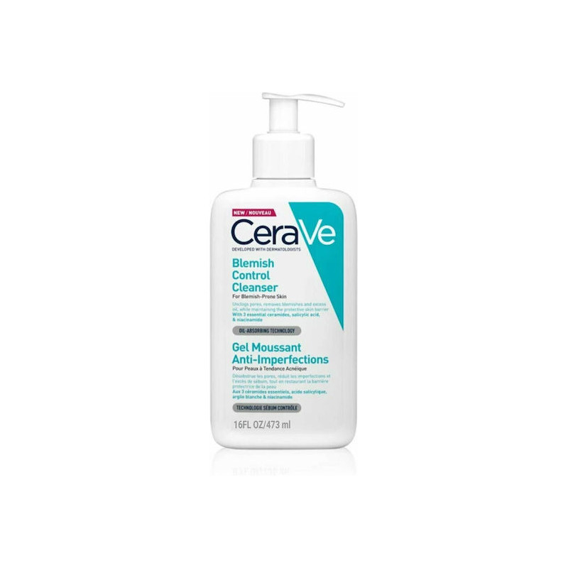 CeraVe Gel Καθαρισμού Blemish Control 473ml CeraVe Gel Καθαρισμού Blemish Control 473ml
