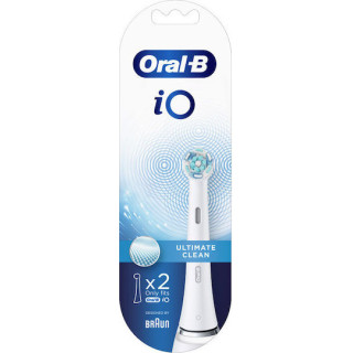 Oral-B iO Ultimate Clean White Ανταλλακτικές Κεφαλές 2 Τεμάχια