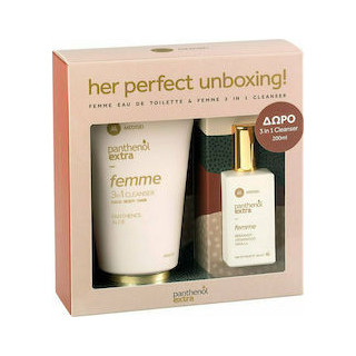 Medisei Panthenol Extra Femme Eau de Toilette 50ml & Cleanser Face,Body & Hair 200ml