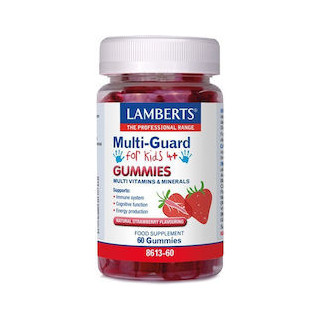 Lamberts Multi-Guard Πολυβιταμίνη Φράουλα 60 ζελεδάκια
