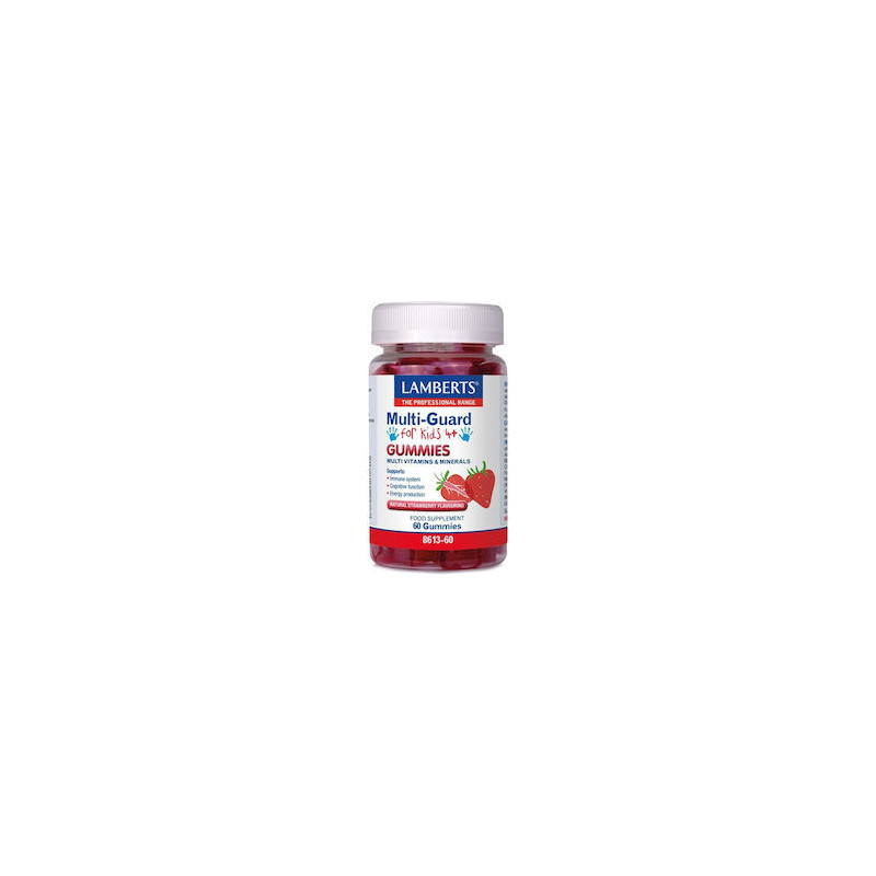Lamberts Multi-Guard Πολυβιταμίνη Φράουλα 60 ζελεδάκια Lamberts Multi-Guard Πολυβιταμίνη Φράουλα 60 ζελεδάκια