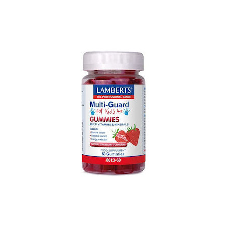 Lamberts Multi-Guard Πολυβιταμίνη Φράουλα 60 ζελεδάκια