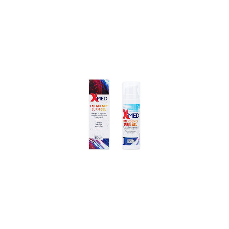 X-Med Emergency Burn Gel Γέλη για τη Θεραπεία Ελαφρών Εγκαυμάτων & Αμυχών 50g X-Med Emergency Burn Gel Γέλη για τη Θεραπεία Ελαφρών Εγκαυμάτων & Αμυχών 50g