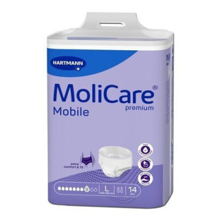 Hartmann Molicare Mobile Super Plus Πάνες Ακράτειας Large 14τμχ