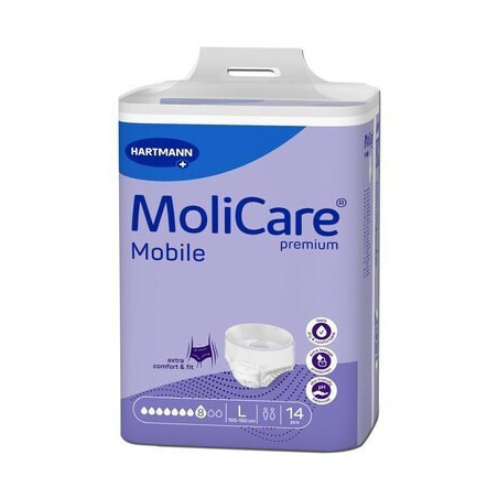Hartmann Molicare Mobile Super Plus Πάνες Ακράτειας Large 14τμχ