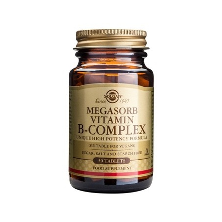Solgar Megasorb Vitamin B-Complex ''50'' 50 κάψουλες