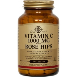 Solgar Vitamin C Rose Hips 1000mg 100 ταμπλέτες
