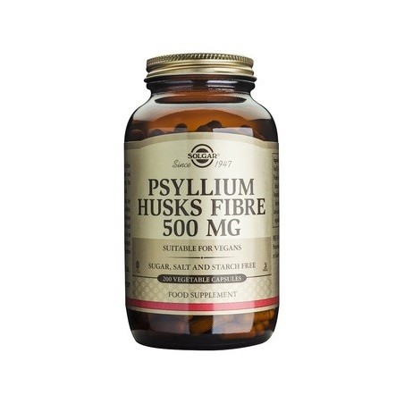 Solgar Psyllium Husks Fibre 500mg 200 Veg Caps Solgar Psyllium Husks Fibre 500mg 200 Veg Caps