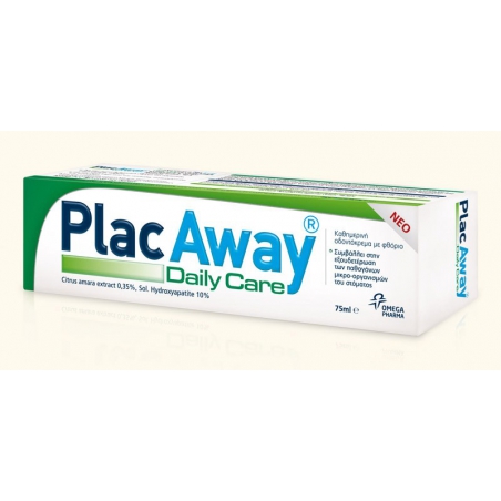 Plac Away Daily Care Οδοντόκρεμα 75ml