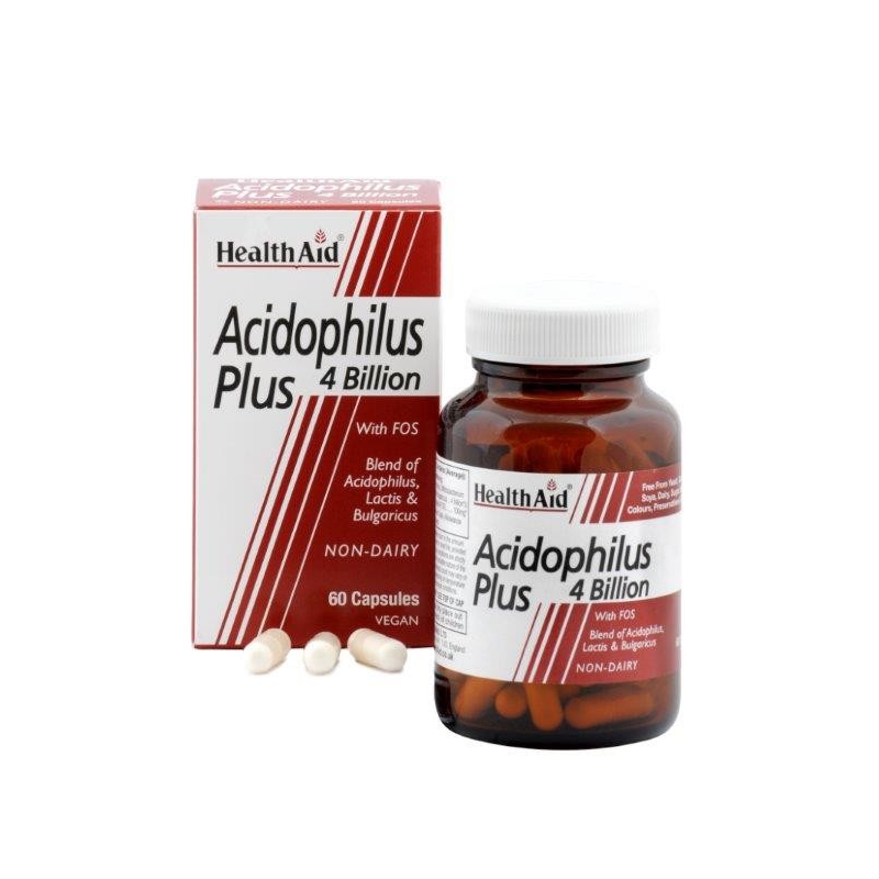 Health Aid Acidophilus Plus 4 billion 60 κάψουλες