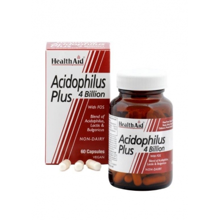 Health Aid Acidophilus Plus 4 billion 60 κάψουλες