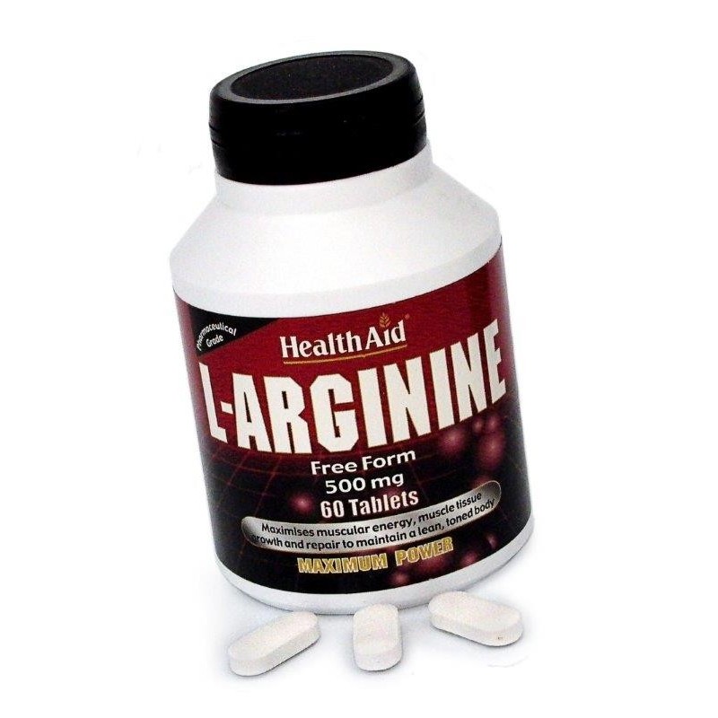 Health Aid L-Arginine 500mg 60 tabs Health Aid L-Arginine 500mg 60 tabs