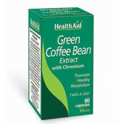 Health Aid Green Coffee Bean Extract with Chromium 60 caps