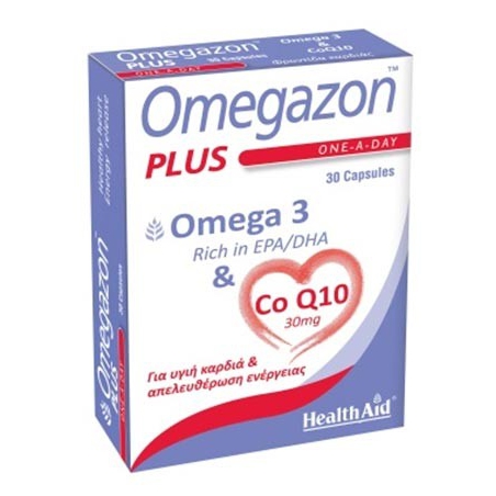 Helth Aid Omegazon PLUS (Ω3 & CoQ10) 30caps