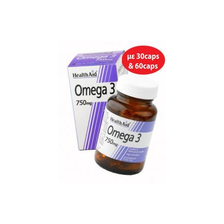HEALTH AID Omega 3 750MG 30CAPS.