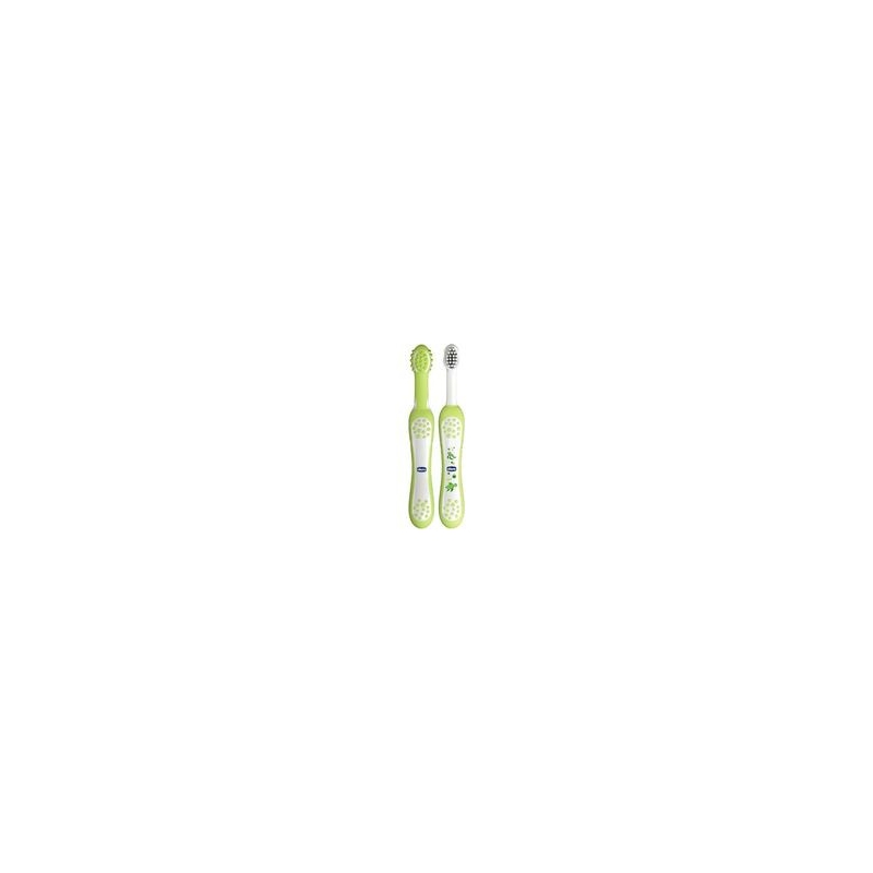Chicco Οδοντόβουρτσα Πράσινη 6m+  1tem