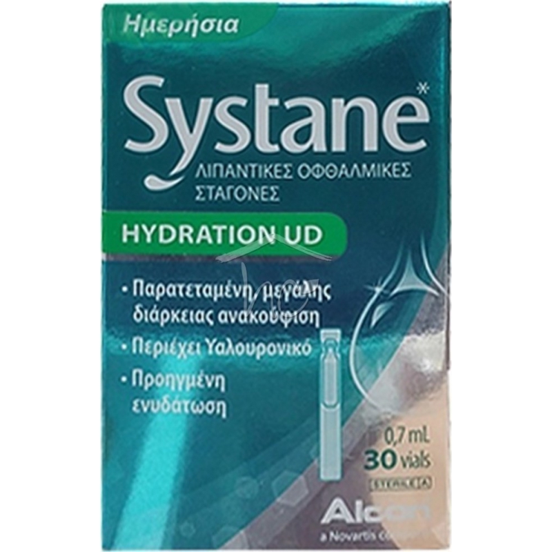 Alcon Systane Hydration UD Λιπαντικές Οφθαλμικές Σταγόνες 30 αμπούλες