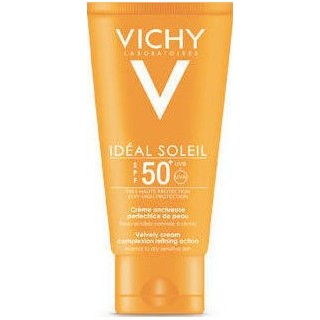 VICHY Capital - IDEAL SOLEIL Creme SPF50+ Βελούδινη Επιδερμίδα - 50ml