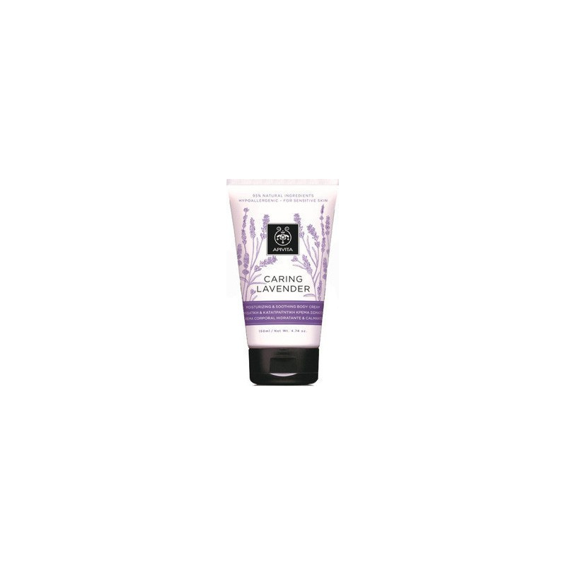 Apivita Caring Lavender Moisturizing & Soothing Body Cream 150ml