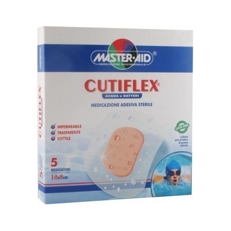 Master Aid Cutiflex Waterproof 10x8 cm 5τμχ