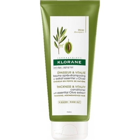 Klorane Thickness & Vitality Conditioner With Essential Olive Extract 200ml