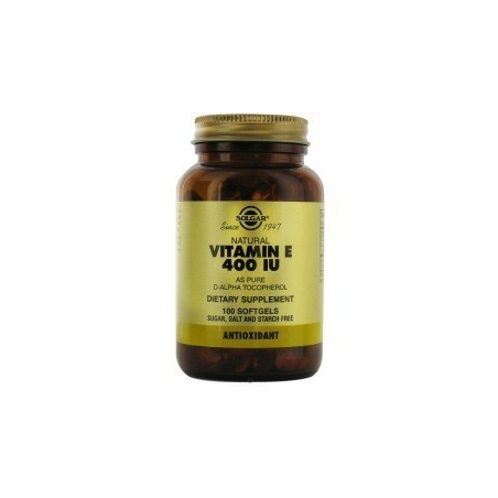 Solgar Vitamin E 400iu 100 μαλακές κάψουλες