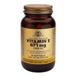 Solgar Vitamin E 1000iu 50 μαλακές κάψουλες